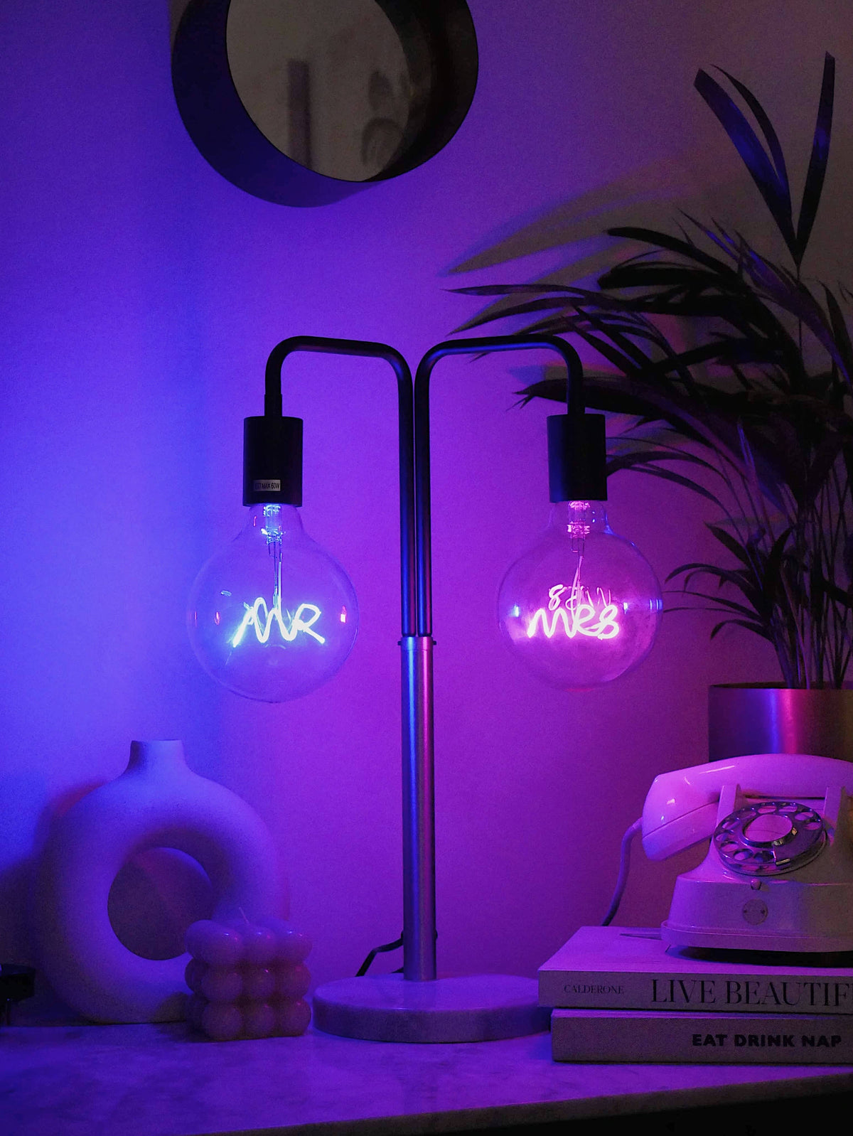 LED-Textglühlampen im Screw Up-Stil