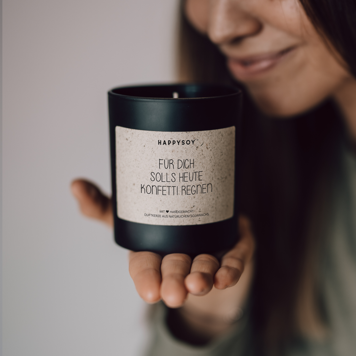 Duftkerze - Für dich solls heute Konfetti regnen