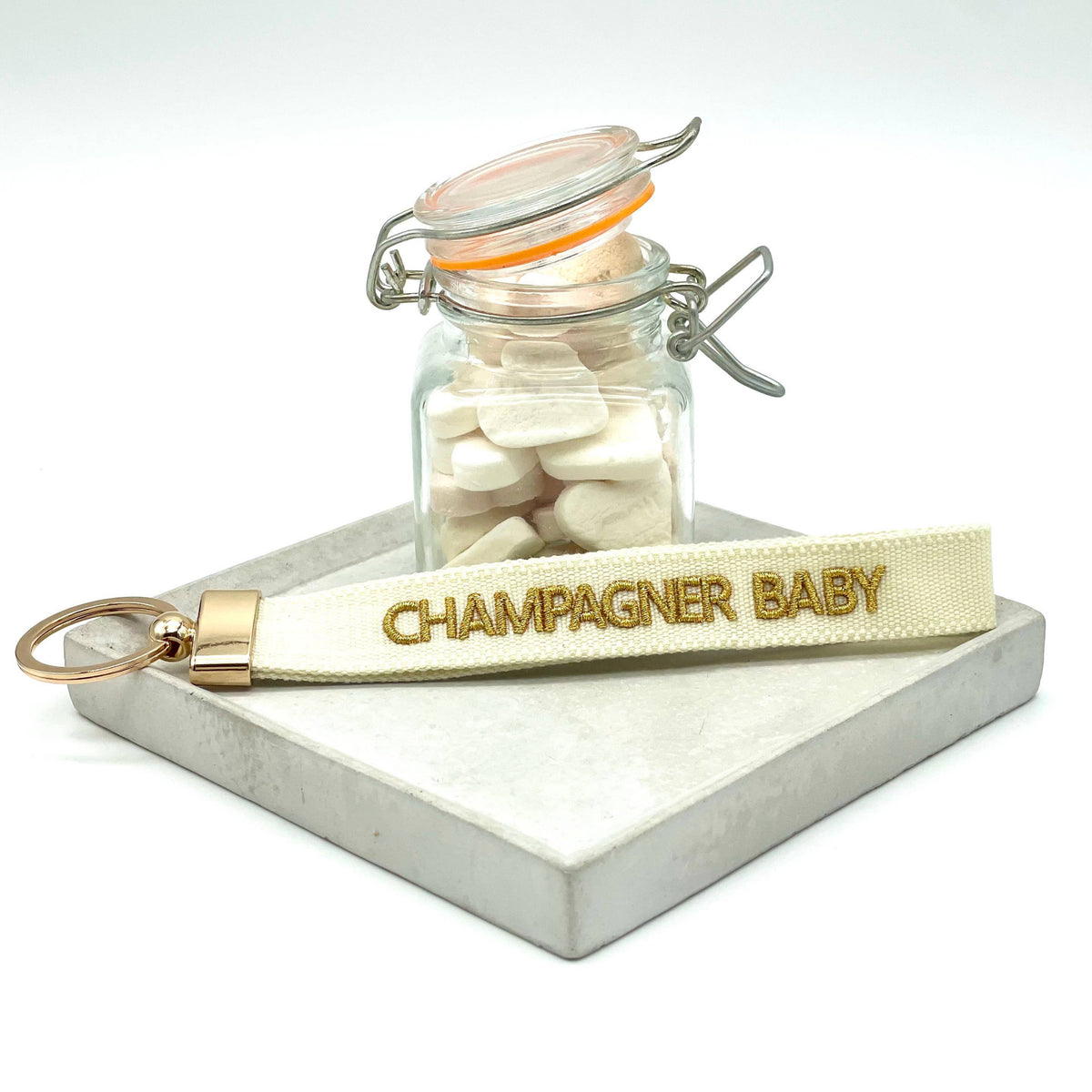 Schlüsselanhänger - CHAMPAGNER BABY