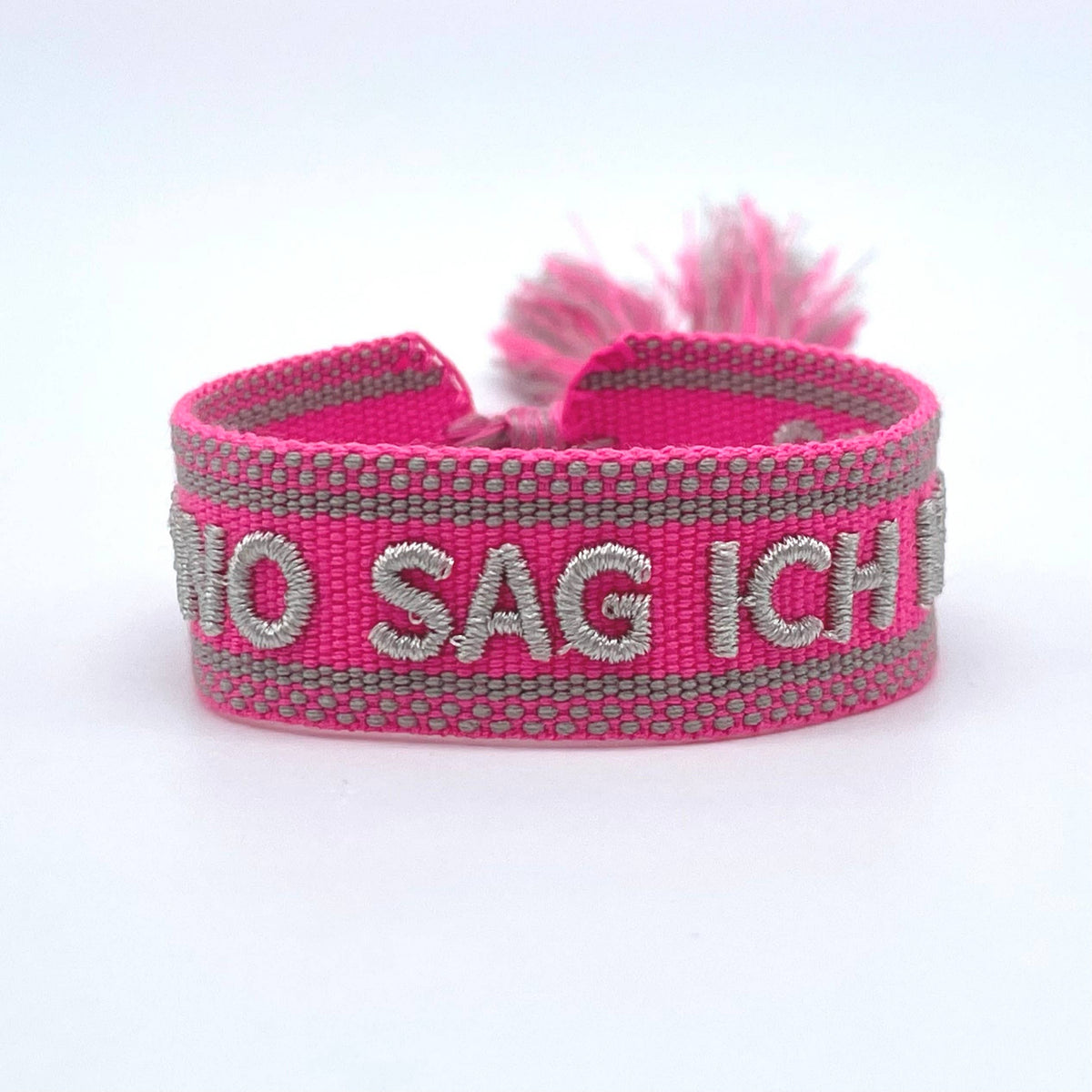 Statement Armband  - ZU VINO SAG ICH NIE NO