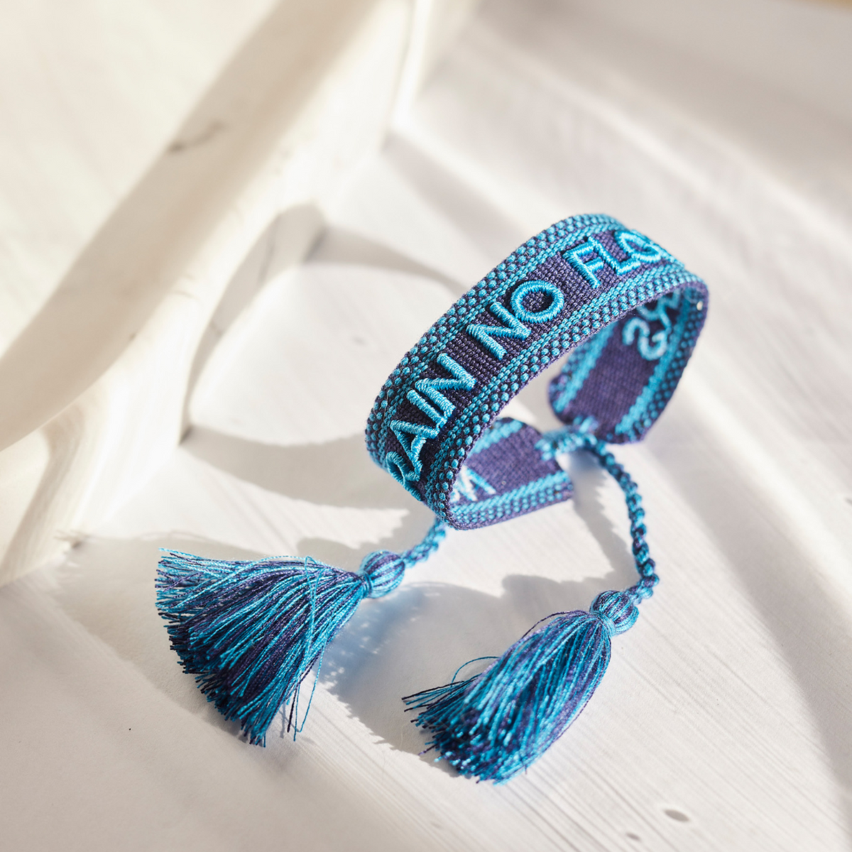 No rain no flowers Statement Armband