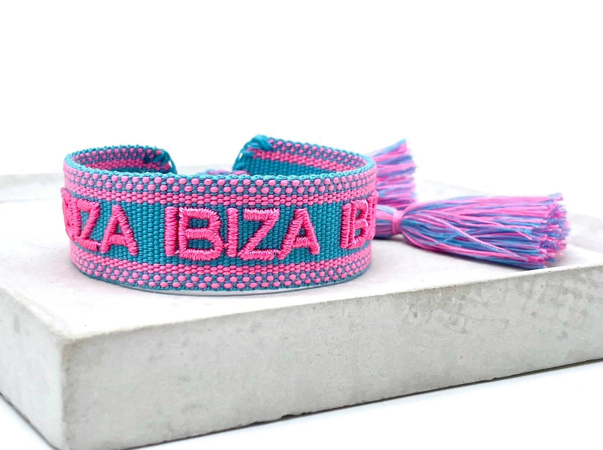 IBIZA IBIZA IBIZA Statement bracelet woven, embroidered