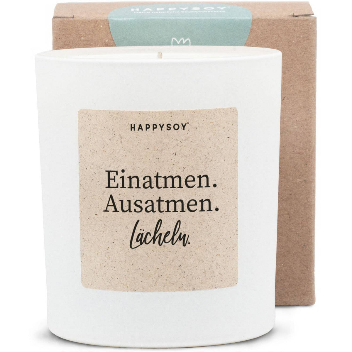 Duftkerze | Einatmen. Ausatmen. Lächeln.