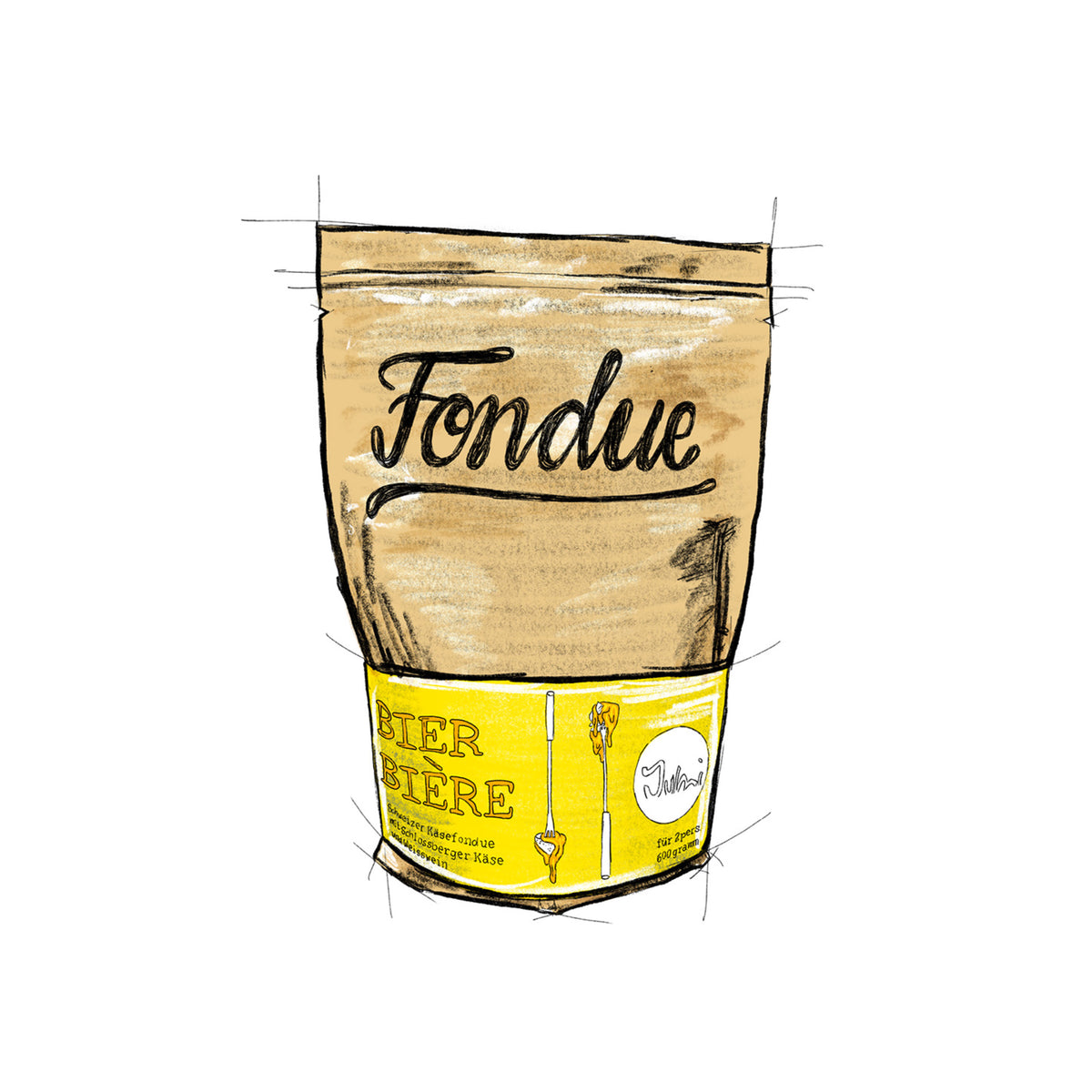 Jumi - Fondue Bier im Beutel