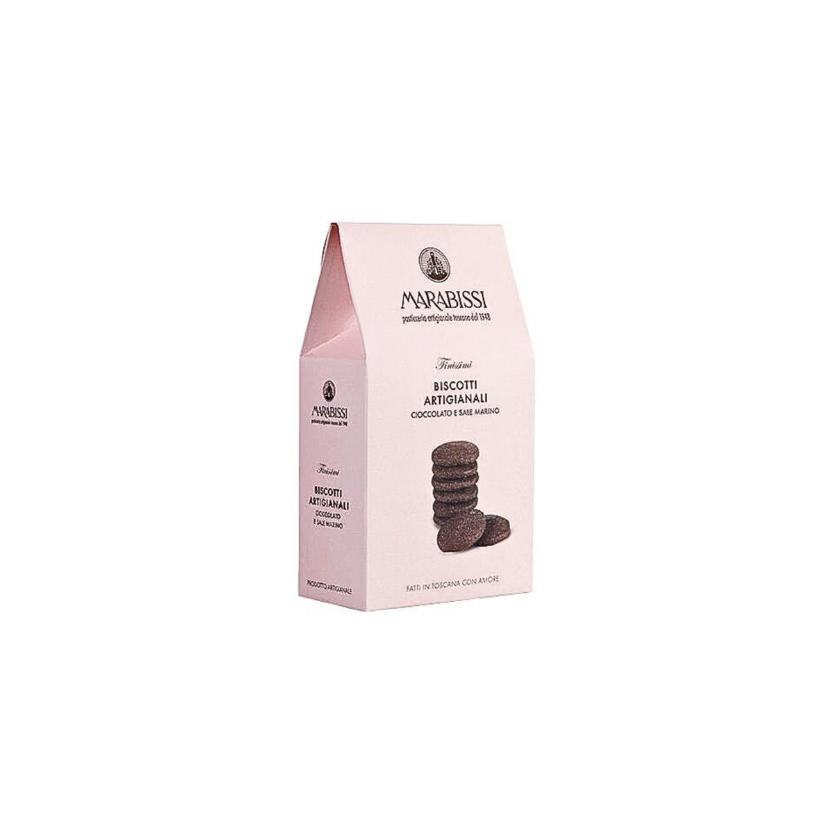 Marabissi Butterbiskuits mit Schokolade und Meersalz 200g