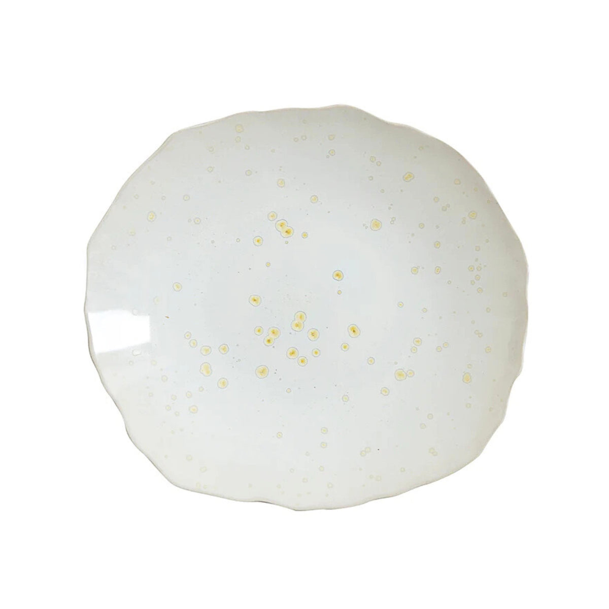 PLUME Assiette XL - Nacre