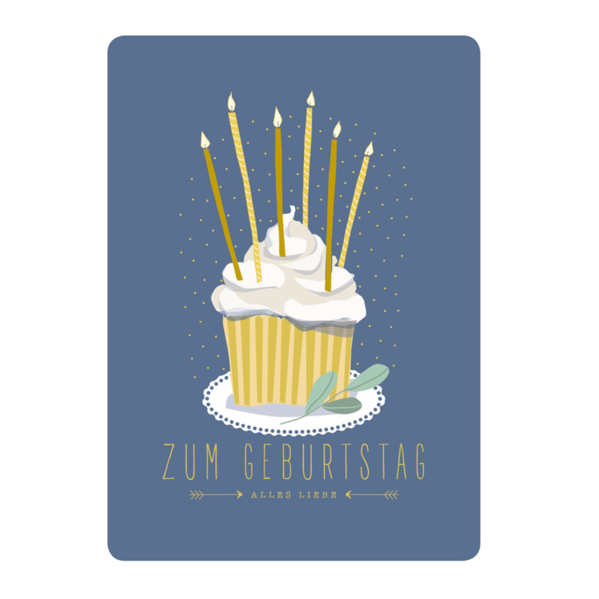 Postkarte - Zum Geburtstag alles Liebe